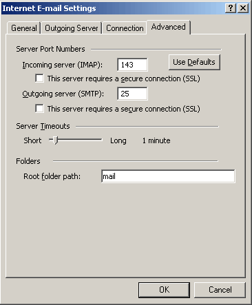 MS Outlook Email Setup