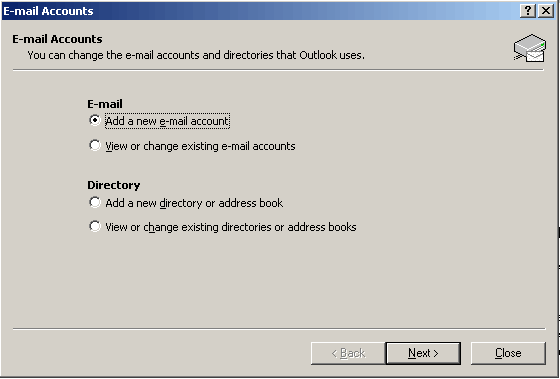 MS Outlook Email Setup